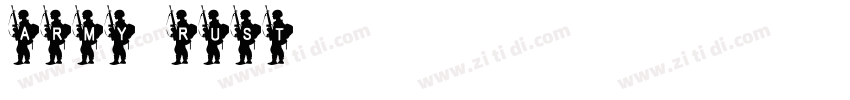 ARMY RUST字体转换